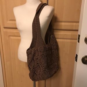 The Sak Originals brown Knit purse shoulder bag